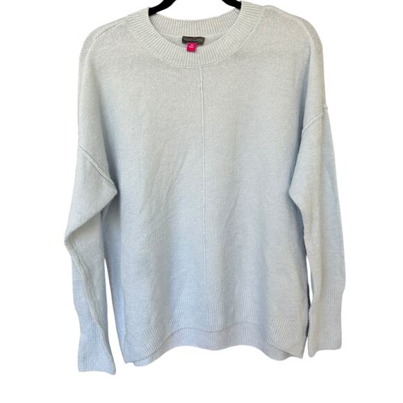 Vince Camuto Women's Light Blue Crewneck Pullover Sweater Size Medium - Picture 2 of 4